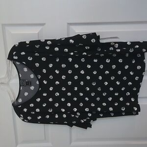 Clara Sunwoo Black and White Patterned Top